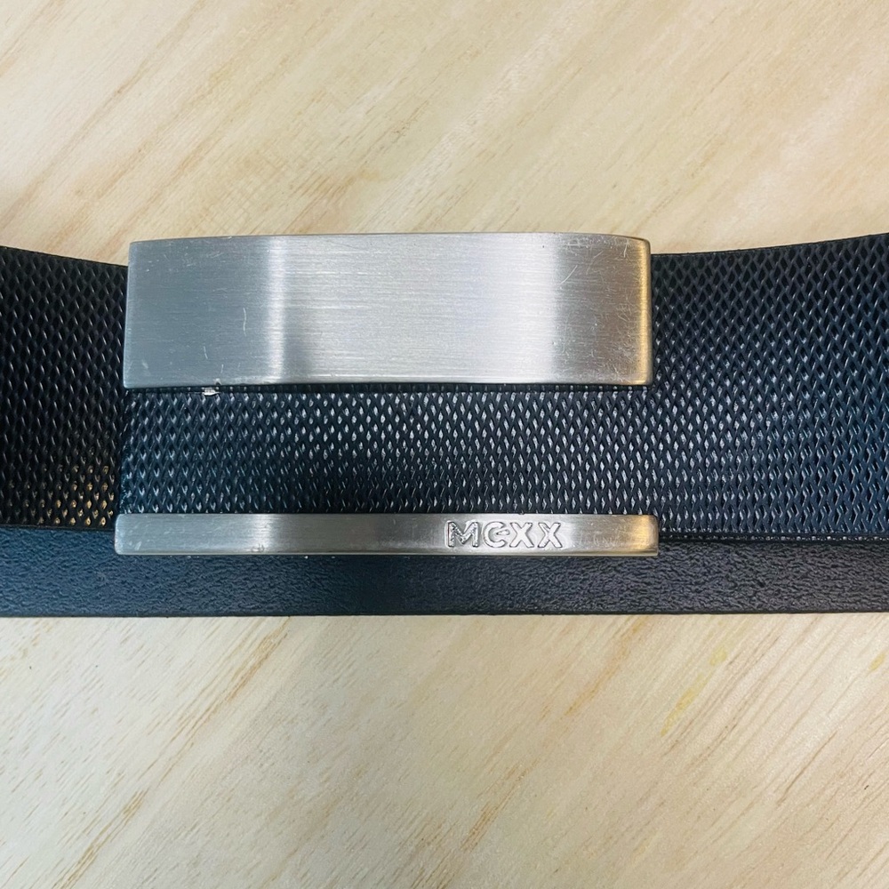 Mexx Genuine Leather Black Belt